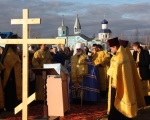 В Новомичуринске освятили место под строительство храма